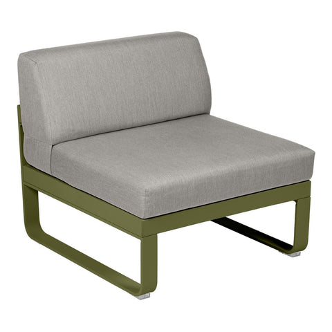 Módulo central BELLEVIE 1 plaza. Rincón del Mueble RDM Madrid España. Colección Bellevie de la marca FERMOB. Comprar online mobiliario exterior e interior Fermob.
