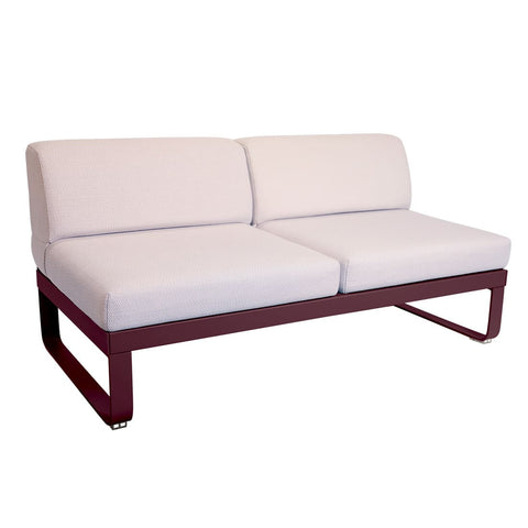 Modulo central BELLEVIE 2 plazas cojín PEARL de la marca fermob. comprar online en rincon del mueble. RDM online