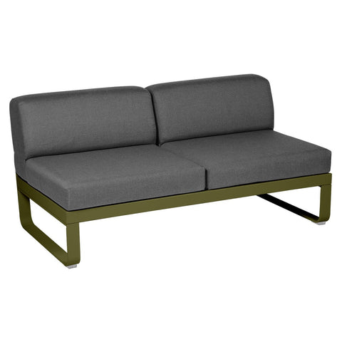 Módulo central BELLEVIE 2 plazas. Rincón del Mueble RDM Madrid España. Colección Bellevie de la marca FERMOB. Comprar online mobiliario exterior e interior Fermob.