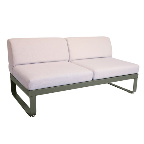 Modulo central BELLEVIE 2 plazas cojín PEARL de la marca fermob. comprar online en rincon del mueble. RDM online