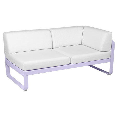 Módulo derecho esquina BELLEVIE 2 plazas. Colección Bellevie comprar online mobiliario Fermob exterior e interior. Rincón del Mueble RDM Madrid España.