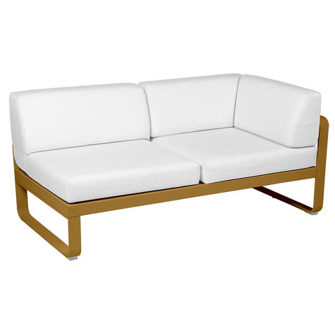 Módulo derecho esquina BELLEVIE 2 plazas. Colección Bellevie comprar online mobiliario Fermob exterior e interior. Rincón del Mueble RDM Madrid España.