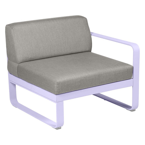 Módulo derecho BELLEVIE 1 plaza. Rincón del Mueble RDM Madrid España. Colección Bellevie de la marca FERMOB. Comprar online mobiliario exterior e interior Fermob.