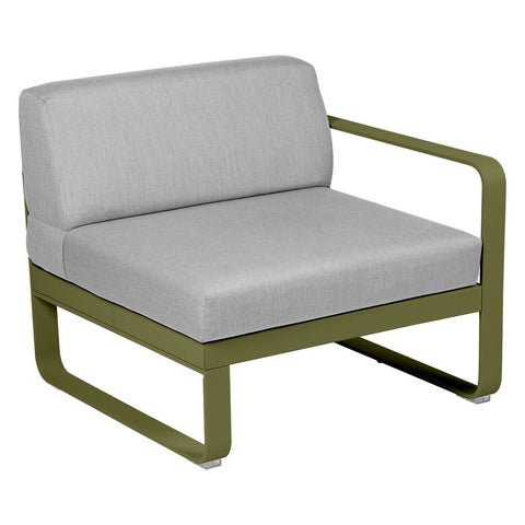 Módulo derecho BELLEVIE 1 plaza. Rincón del Mueble RDM Madrid España. Colección Bellevie de la marca FERMOB. Comprar online mobiliario exterior e interior Fermob.