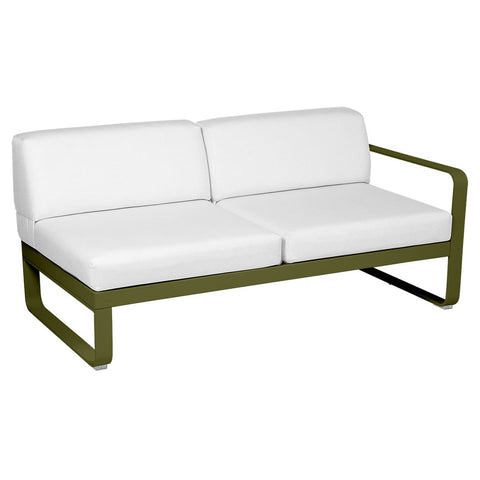Módulo derecho BELLEVIE 2 plazas. Rincón del Mueble RDM Madrid España. Colección Bellevie de la marca FERMOB. Comprar online mobiliario exterior e interior Fermob.