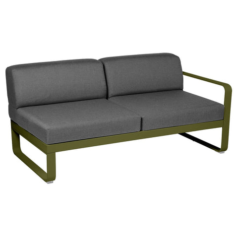 Módulo derecho BELLEVIE 2 plazas. Rincón del Mueble RDM Madrid España. Colección Bellevie de la marca FERMOB. Comprar online mobiliario exterior e interior Fermob.