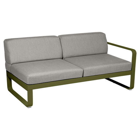 Módulo derecho BELLEVIE 2 plazas. Rincón del Mueble RDM Madrid España. Colección Bellevie de la marca FERMOB. Comprar online mobiliario exterior e interior Fermob.