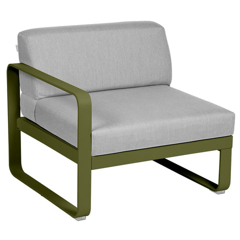 Sofá modular izquierdo BELLEVIE. Comprar Fermob online, coleccion Bellevie. Rincón del Mueble RDM Madrid España. Combinación para sofá. Modulación, personalización. Mobiliario de exterior e interior. Sofá lounge.