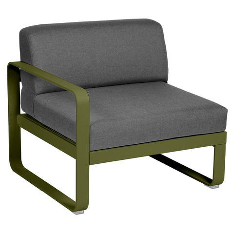 Sofá modular izquierdo BELLEVIE. Comprar Fermob online, coleccion Bellevie. Rincón del Mueble RDM Madrid España. Combinación para sofá. Modulación, personalización. Mobiliario de exterior e interior. Sofá lounge.