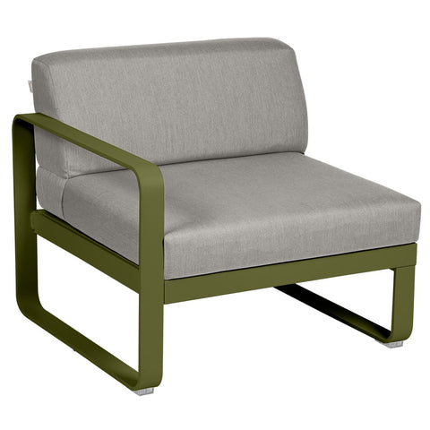 Sofá modular izquierdo BELLEVIE. Comprar Fermob online, coleccion Bellevie. Rincón del Mueble RDM Madrid España. Combinación para sofá. Modulación, personalización. Mobiliario de exterior e interior. Sofá lounge.