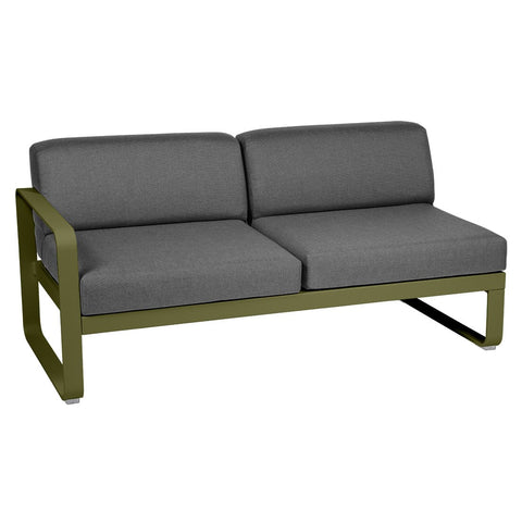 Módulo izquierdo BELLEVIE 2 plazas. Fermob. Compra online mobiliario exterior e interior, Rincón del Mueble RDM Madrid España. Colección modular para sofá