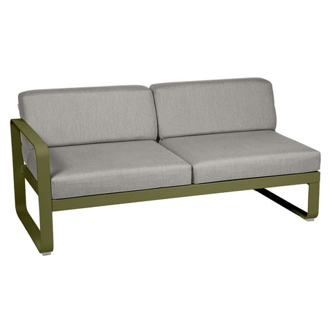 Módulo izquierdo BELLEVIE 2 plazas. Fermob. Compra online mobiliario exterior e interior, Rincón del Mueble RDM Madrid España. Colección modular para sofá