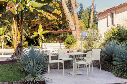 Mesa con pedestal LUXEMBOURG de 71x71cm