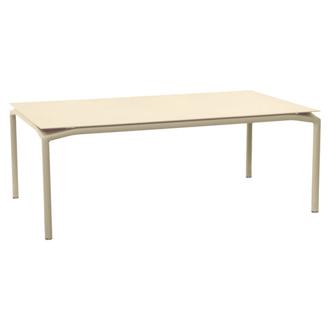 Mesa baja CALVI 100X60cm de la marca francesa Fermob. comprar online en rincon del mueble
