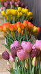 Ramo 5 tallos TULIPÁN artificial