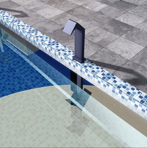 Rociador cascada de piscina NIAGARA 15cm azul océano POOLIMEX RINCÓN DEL MUEBLE MADRID