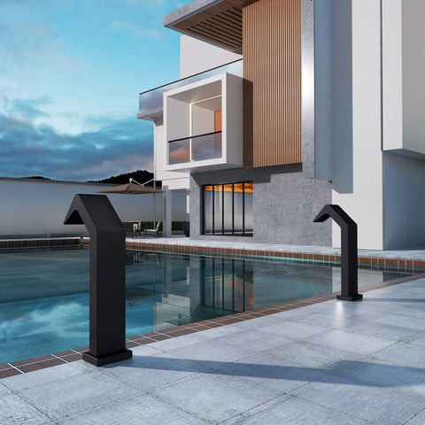 Rociador cascada de piscina NIAGARA 15cm negro mate POOLIMEX RINCÓN DEL MUEBLE MADRID