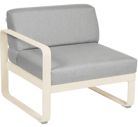 Sofá modular izquierdo BELLEVIE. Comprar Fermob online, coleccion Bellevie. Rincón del Mueble RDM Madrid España. Combinación para sofá. Modulación, personalización. Mobiliario de exterior e interior. Sofá lounge.
