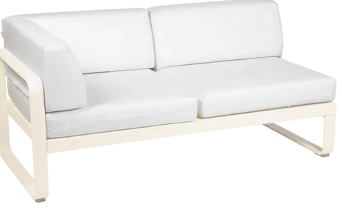 Módulo izquierdo esquina BELLEVIE 2 plazas. Fermob. Compra online mobiliario exterior e interior, Rincón del Mueble RDM Madrid España. Colección modular para sofá