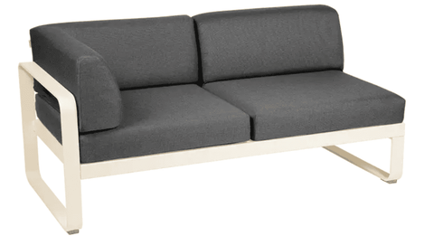 Módulo izquierdo esquina BELLEVIE 2 plazas. Fermob. Compra online mobiliario exterior e interior, Rincón del Mueble RDM Madrid España. Colección modular para sofá