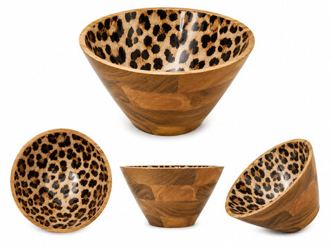 Bol madera ANIMAL PRINT