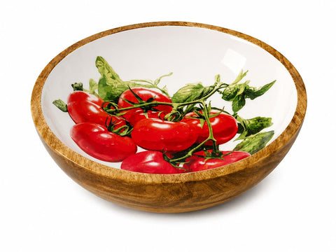 Bol madera TOMATES