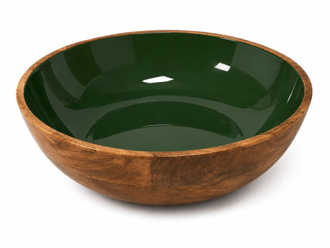 Bol madera VERDE