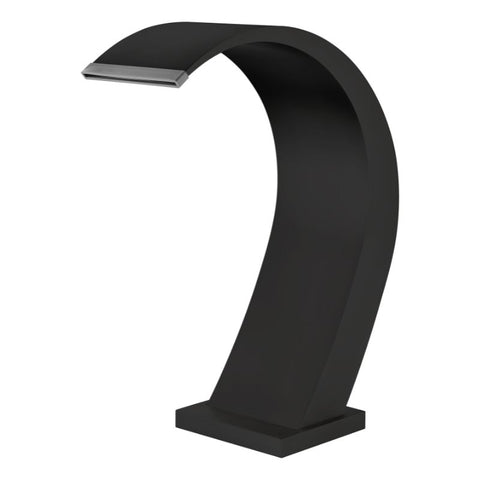 Rociador cascada de piscina IGUAZU 20cm negro mate  POOLIMEX RINCÓN DEL MUEBLE MADRID