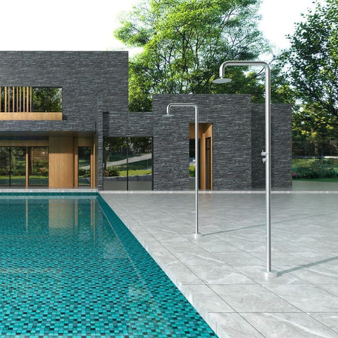 Ducha para piscina MICHIGAN con lavapiés POOLIMEX RINCON DEL MUEBLE MADRID