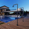 Ducha para piscina OREGON negro mate POOLIMEX RINCON DEL MUE_BLE MADRID