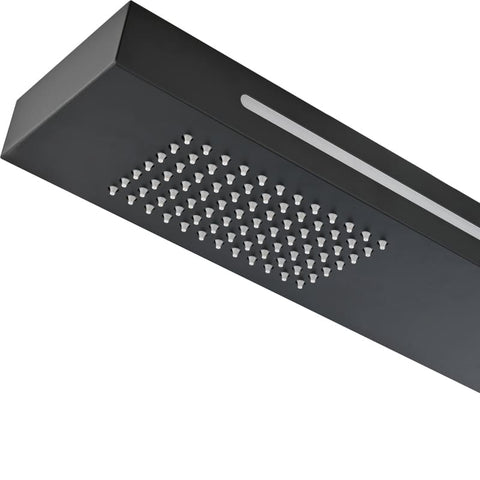 Ducha para piscina SENSE led negro mate POOLIMEX RINCÓN DEL MUEBLE MADRID