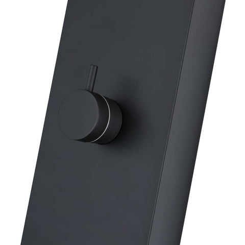 Ducha para piscina SENSE led negro mate POOLIMEX RINCÓN DEL MUEBLE MADRID