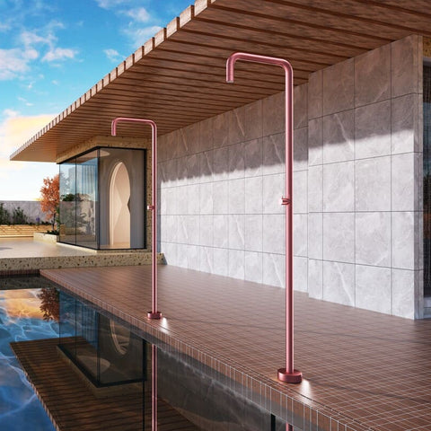 Ducha para piscina UTAH rosa coral POOLIMEX RINCON DEL MUEBLE MADRID