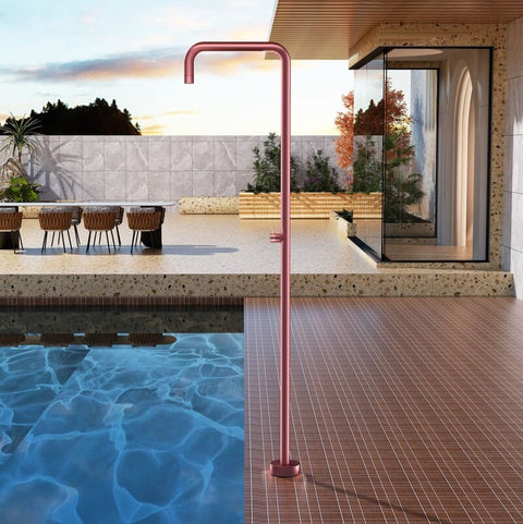 Ducha para piscina UTAH rosa coral POOLIMEX RINCON DEL MUEBLE MADRID