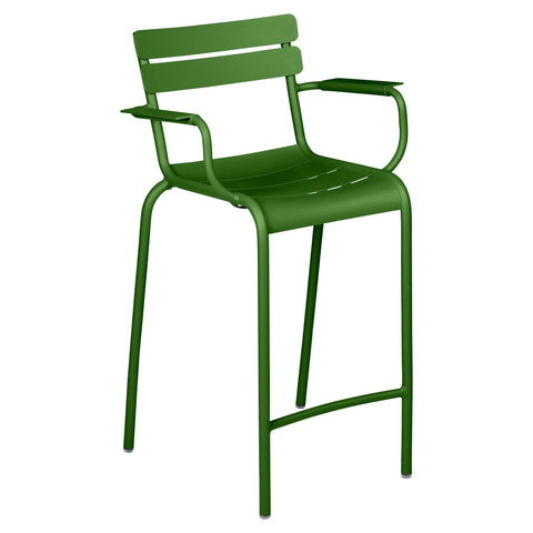 Silla alta con reposabrazos de bar LUXEMBOURG