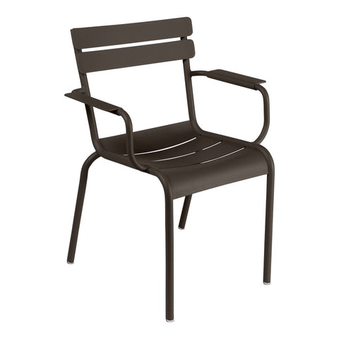 Silla con reposabrazos LUXEMBOURG de la marca francesa Fermob. Comprar Fermob online. Rincón del Mueble