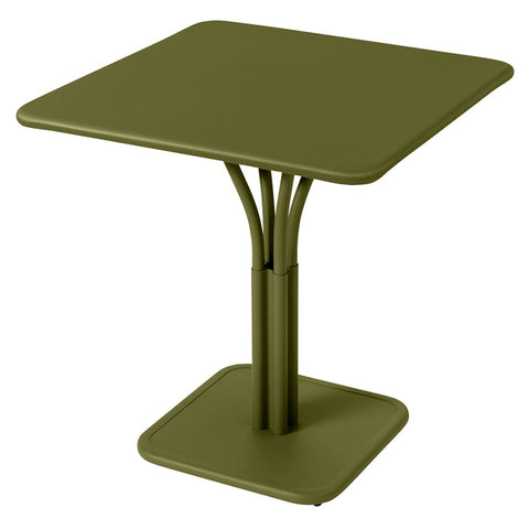 Mesa con pedestal LUXEMBOURG de 71 x 71cm de la marca francesa Fermob. Comprar Fermob online. Rincón del Mueble