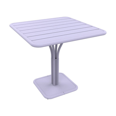 Mesa con pedestal LUXEMBOURG de 80 x 80 cm de la marca francesa Fermob. Comprar Fermob online. Rincón del Mueble