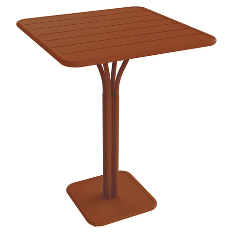 Mesa alta con pedestal LUXEMBOURG de 80x80cm