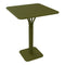 Mesa alta con pedestal LUXEMBOURG de 80x80cm. Fermob online. Rincón del Mueble