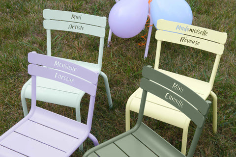 Silla LUXEMBOURG KID ARTISTE de la marca francesa Fermob. Comprar Fermob online. Rincón del Mueble