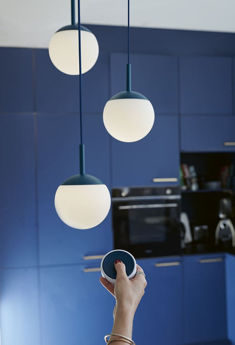 Suspensión triple MOOON de Ø15cm Fermob RDM Madrid