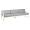 Sofá BELLEVIE para 3 personas de la marca francesa Fermob. Comprar Fermob online. Rincón del Mueble