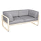 Sofá club BELLEVIE para 2 personas de la marca francesa Fermob. Comprar Fermob online. Rincón del Mueble