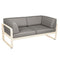 Sofá club BELLEVIE para 2 personas de la marca francesa Fermob. Comprar Fermob online. Rincón del Mueble