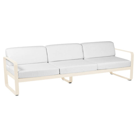 Sofá club BELLEVIE para 3 personas de la marca francesa Fermob. Comprar Fermob online. Rincón del Mueble