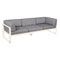 Sofá club BELLEVIE para 3 personas de la marca francesa Fermob. Comprar Fermob online. Rincón del Mueble