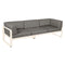 Sofá club BELLEVIE para 3 personas de la marca francesa Fermob. Comprar Fermob online. Rincón del Mueble