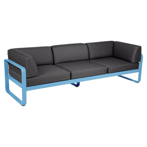 Sofá club BELLEVIE para 3 personas de la marca francesa Fermob. Comprar Fermob online. Rincón del Mueble