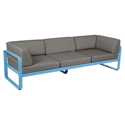 Sofá club BELLEVIE para 3 personas de la marca francesa Fermob. Comprar Fermob online. Rincón del Mueble
